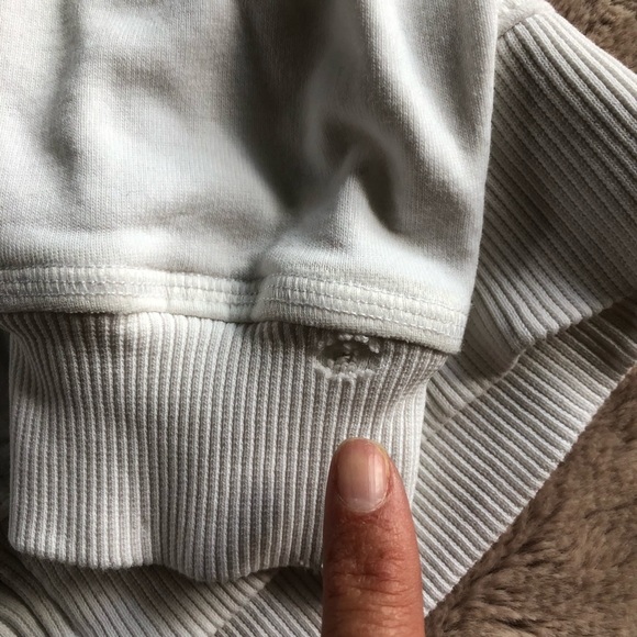 Nike white zip up hoodie - Picture 5 of 6